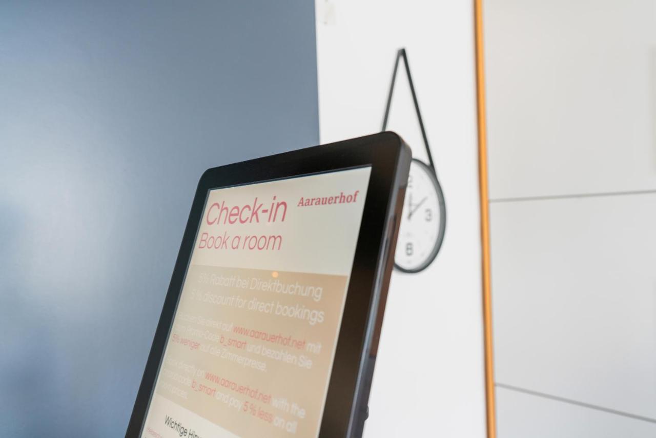 Aarauerhof - Self Check-In Hotel Bagian luar foto